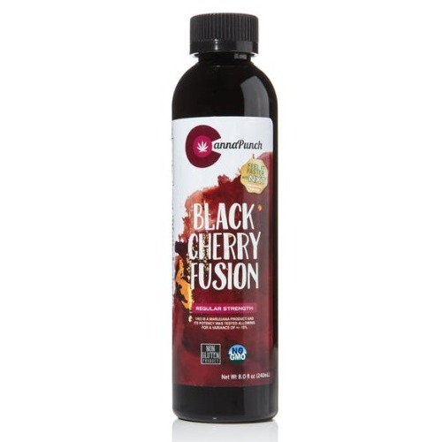 CannaPunch - 100mg Fruit Drink - Black Cherry